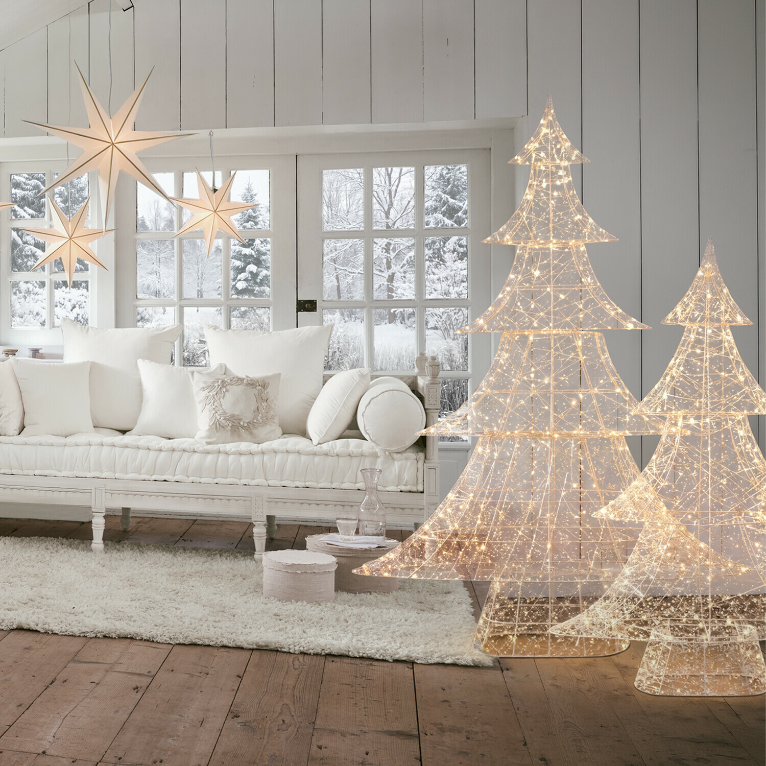 Choinka LED, zestaw 2 szt. Frosthem