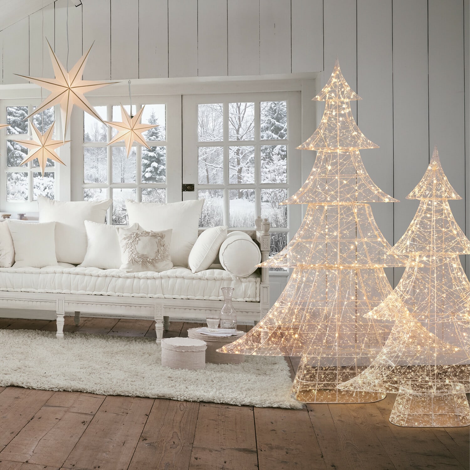Choinka LED, zestaw 2 szt. Frosthem