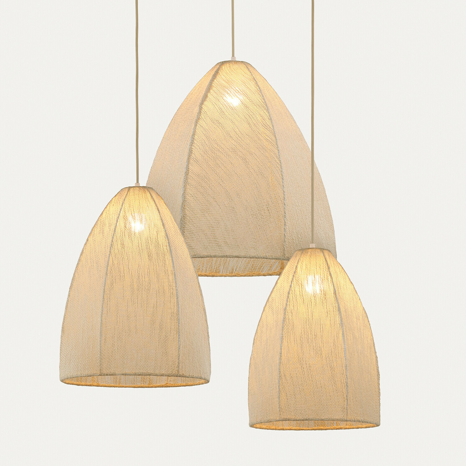 Lampa wisząca, zestaw 3 szt. Reveaux