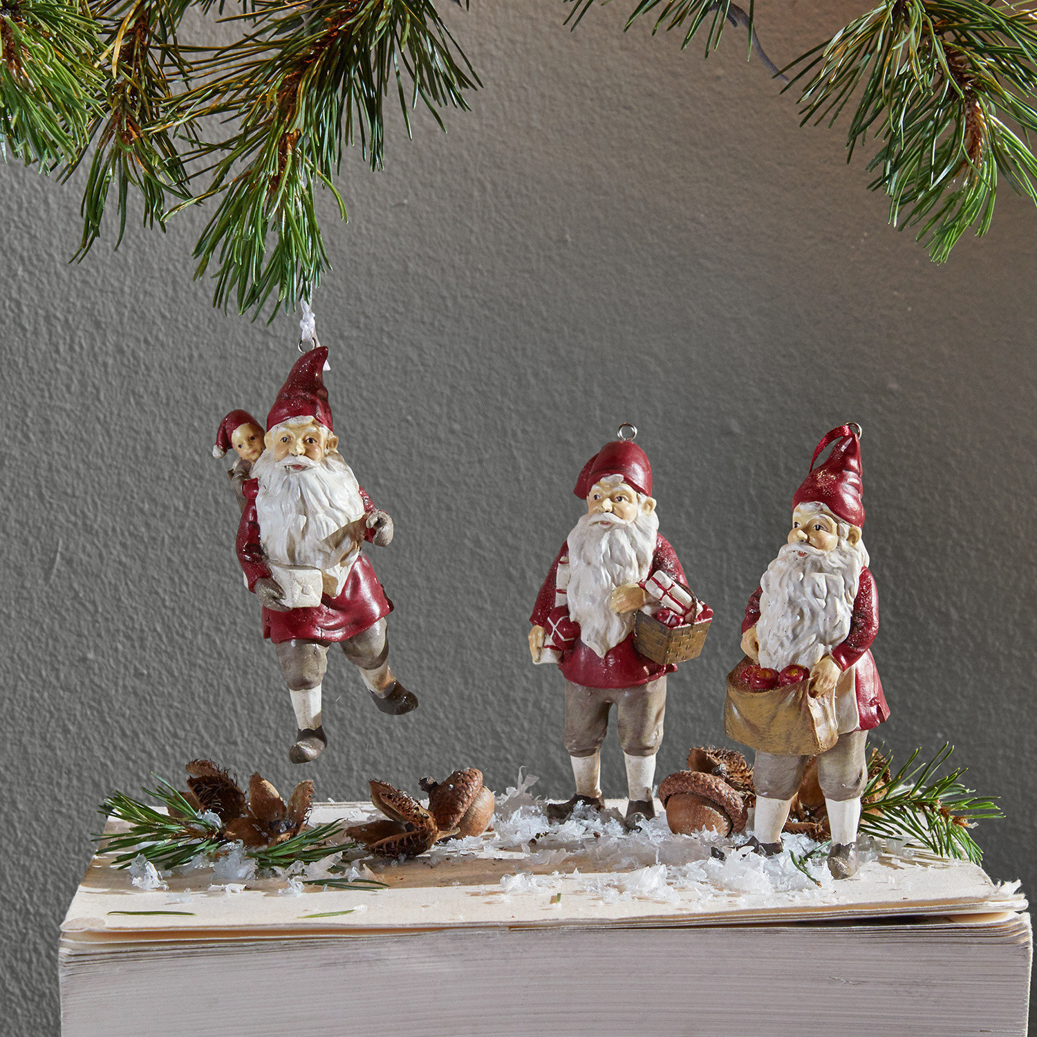 Dekoracja wisząca, zestaw 3 szt. Wichtel