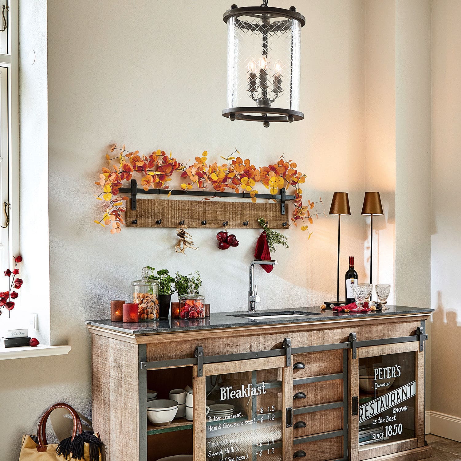 Wieszak z haczykami Sherril