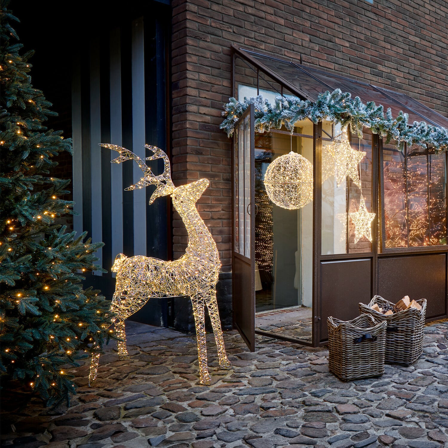 Figurka jelenia LED Elanari