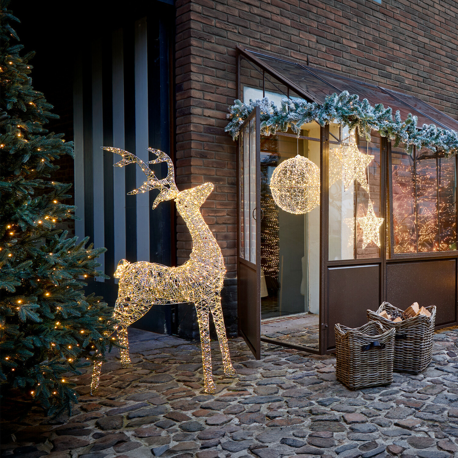 Figurka jelenia LED Elanari