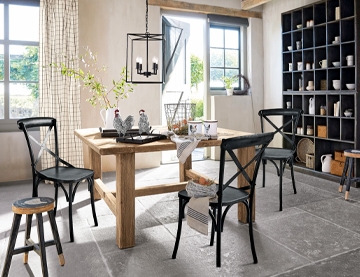 Czerń w wydaniu modern rustic