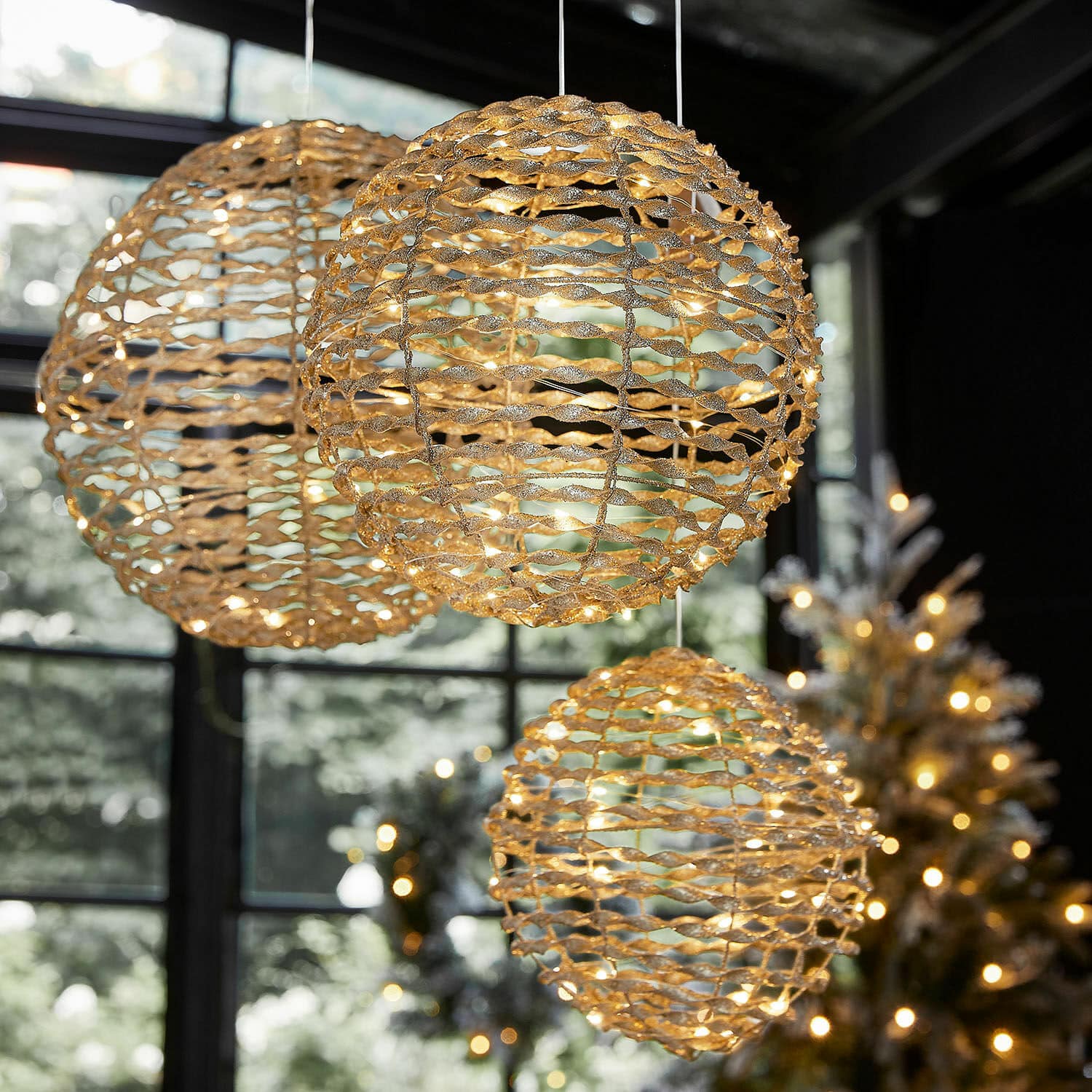 Dekoracja LED, zestaw 3 szt. Thalindra