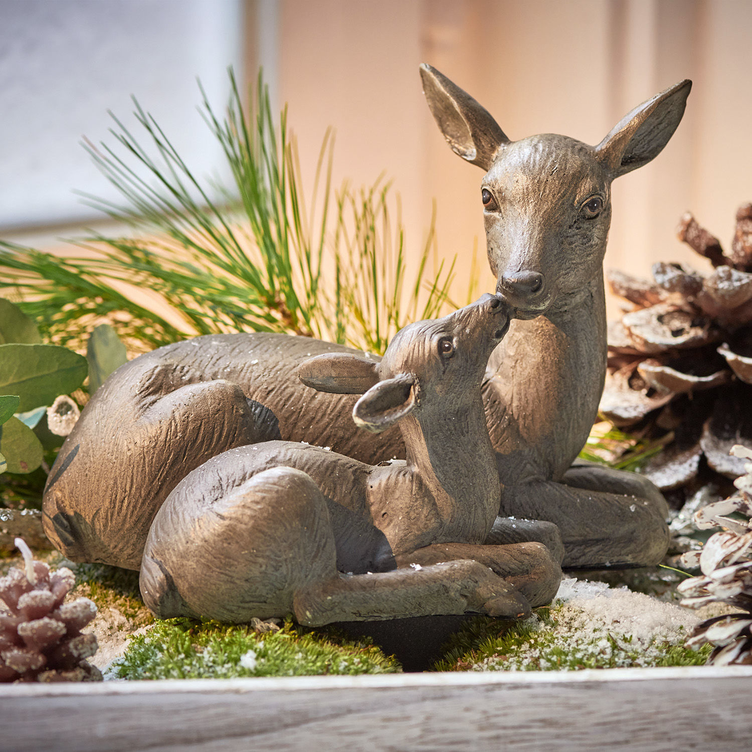 Łania z cielątkiem Taugon