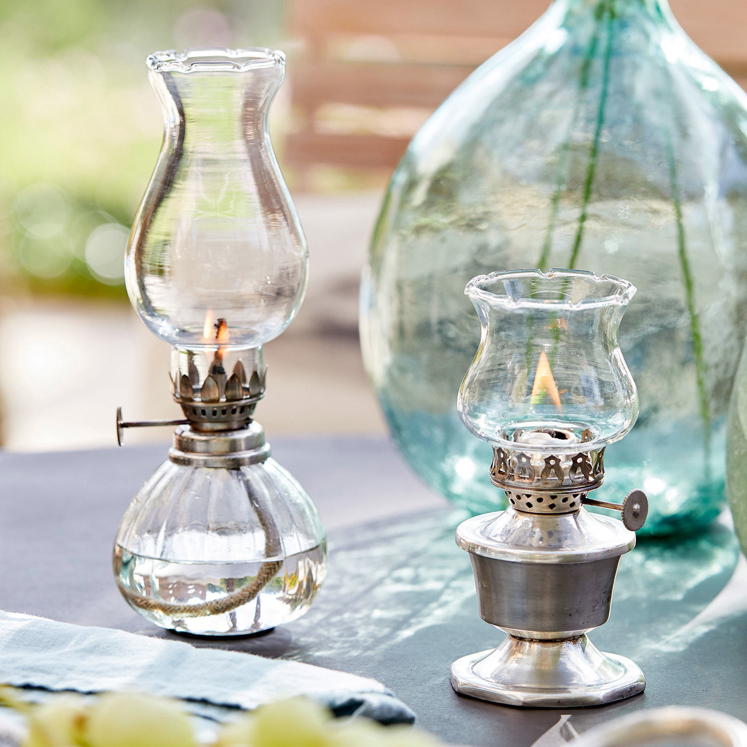 Lampa naftowa, zestaw 2 szt. Crouy
