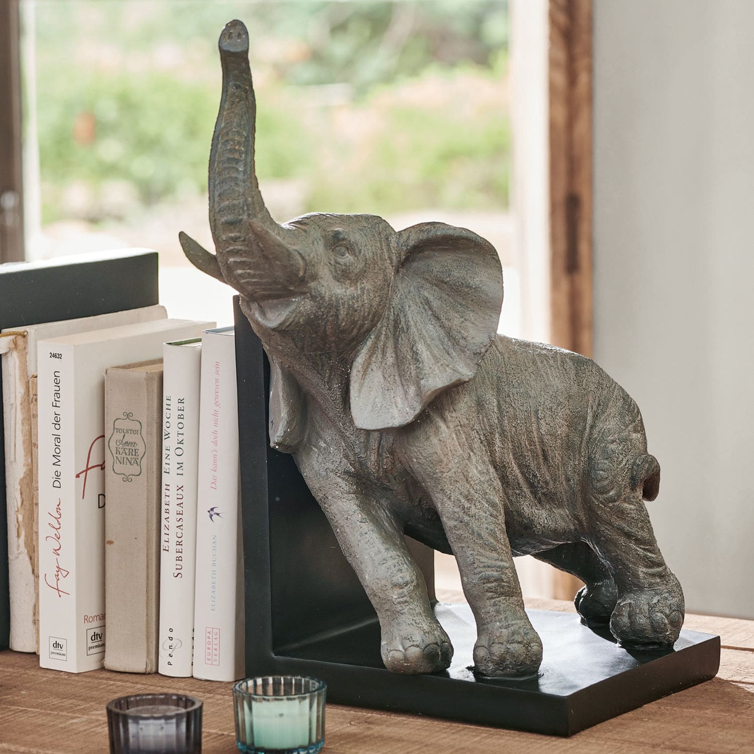 Podpórka do książek, zestaw 2 szt. Elephants